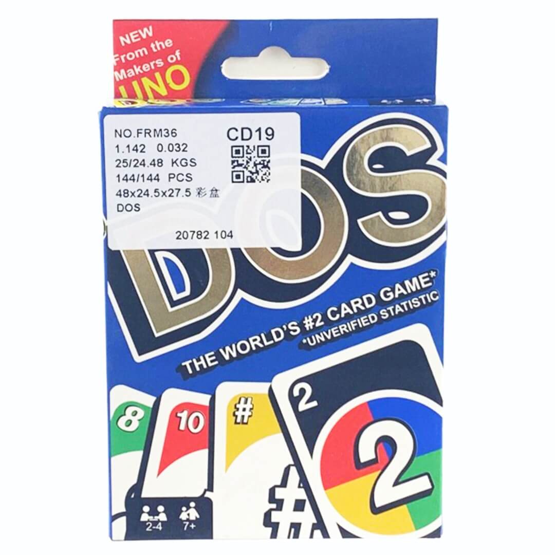 Jeu de cartes Dos