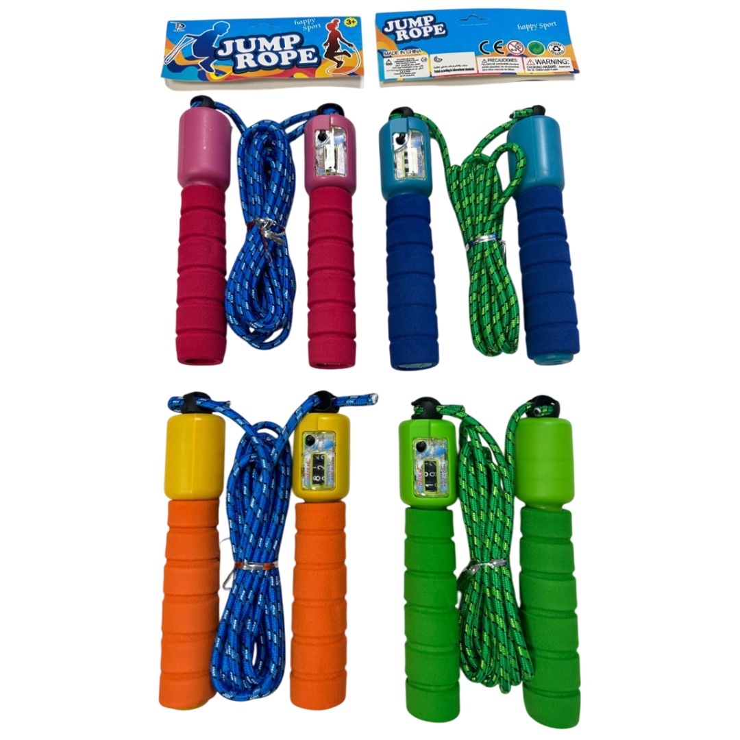 Lot de 4 cordes à sauter pour enfants de 2,13 m – Image 2