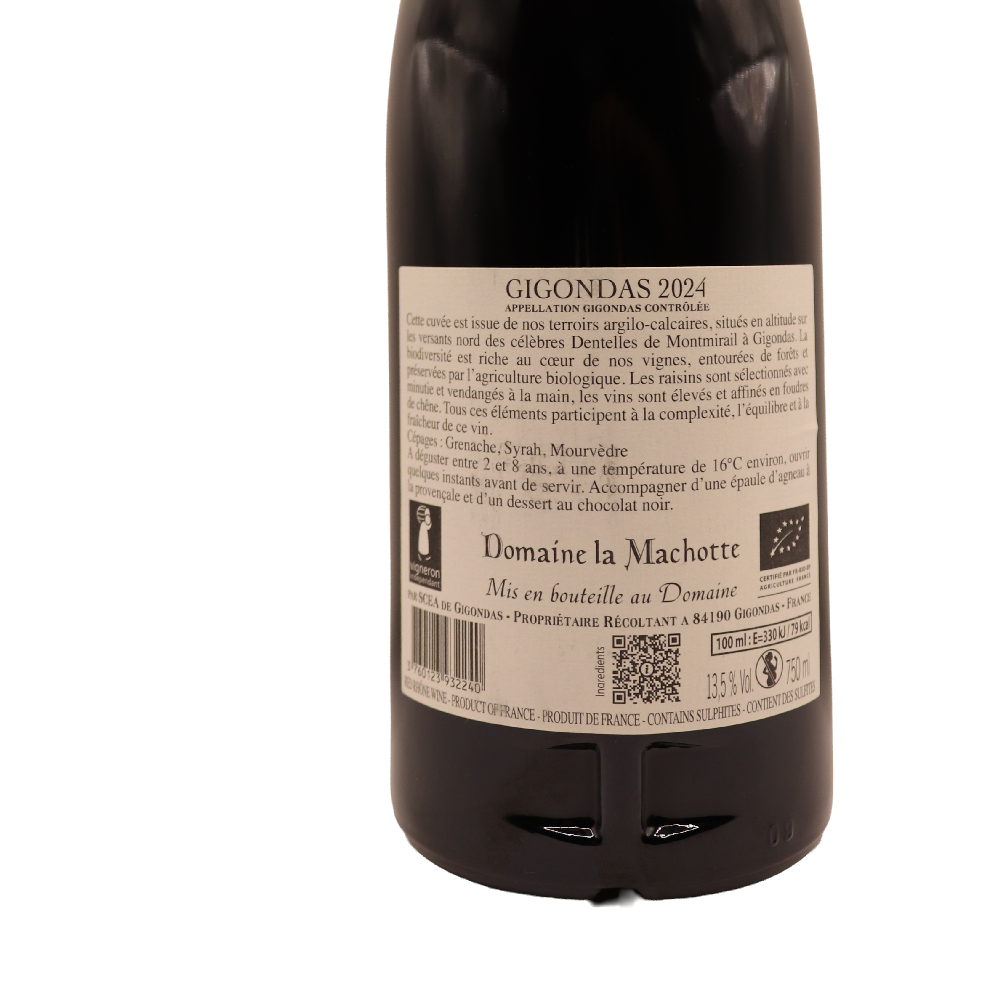 Rhône Rouge Gigondas Domaine la Machotte 24 75cl – Image 2