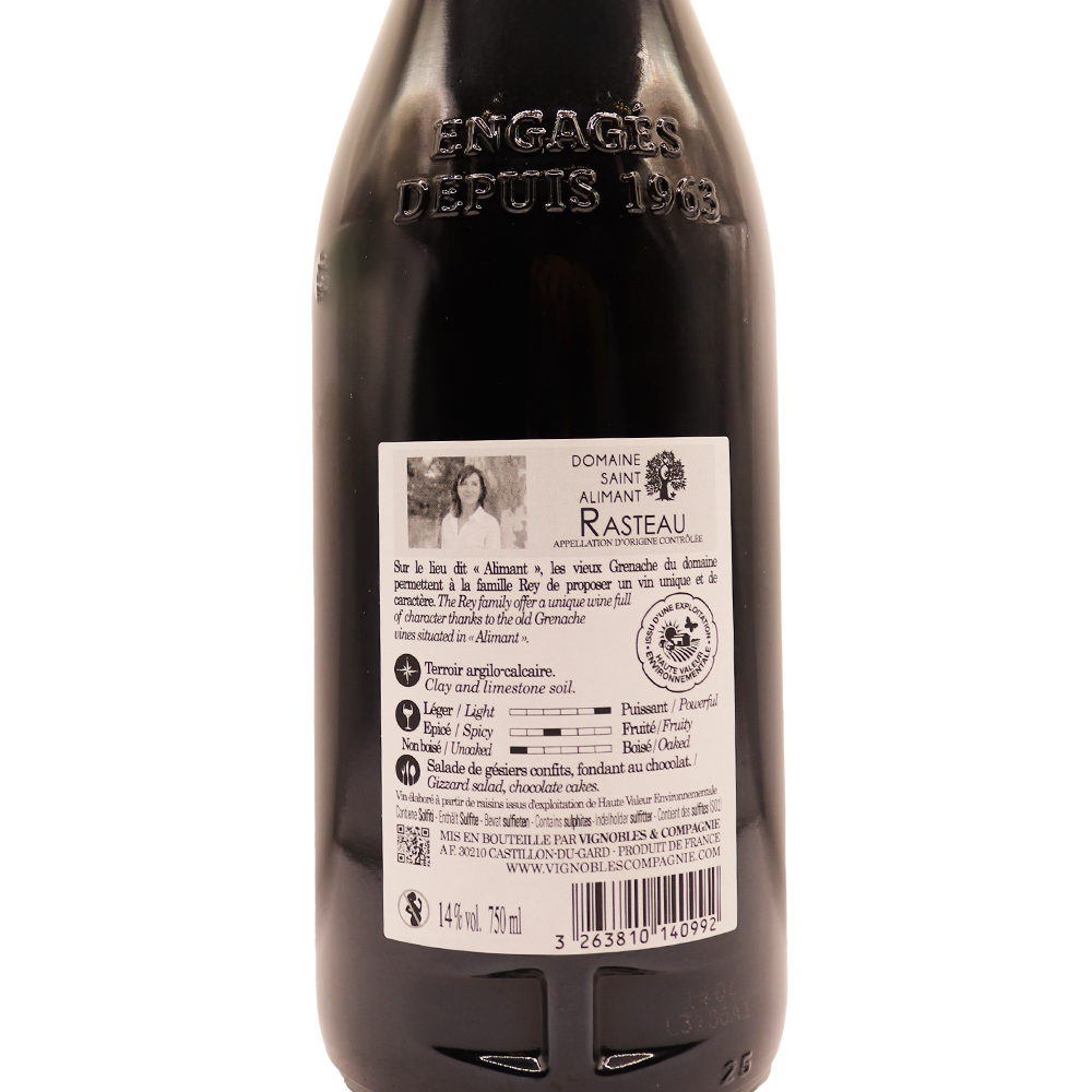 Rhône Rouge Rasteau Domaine Saint-Alimant 23 75cl – Image 2