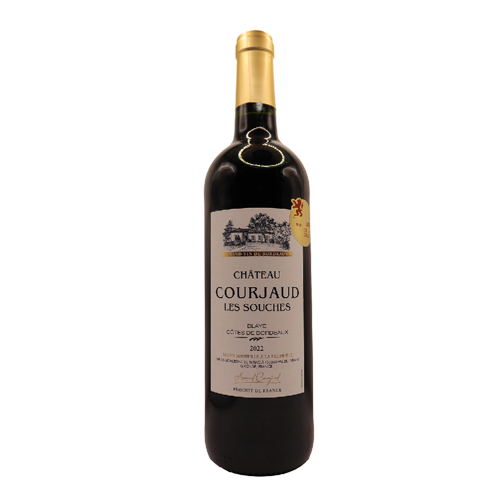 Bordeaux Rouge Côtes de Blaye Château Courjaud Souches 22 75cl