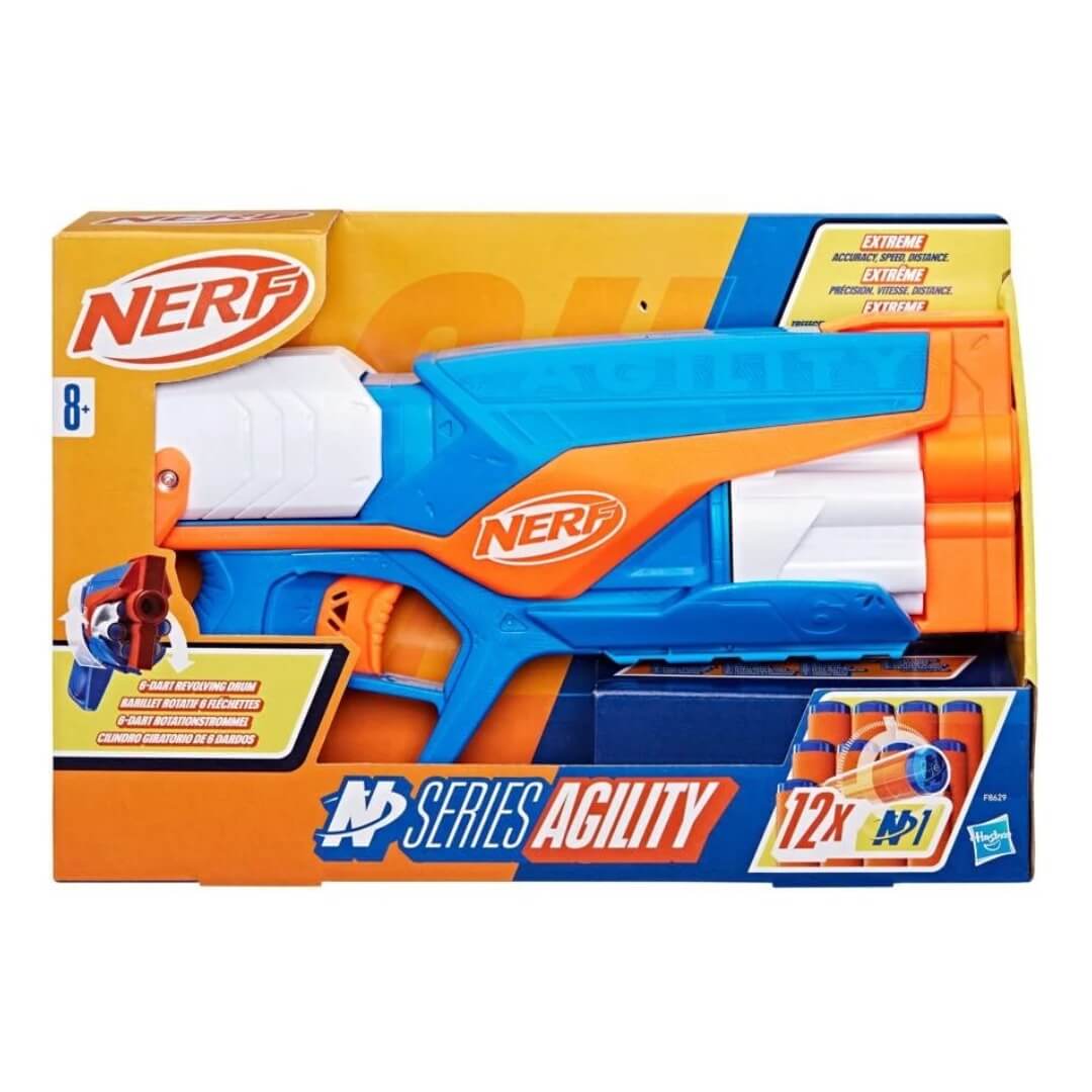 Pistolet N-Series Agility (Série N-Strike) avec barillet rotatif