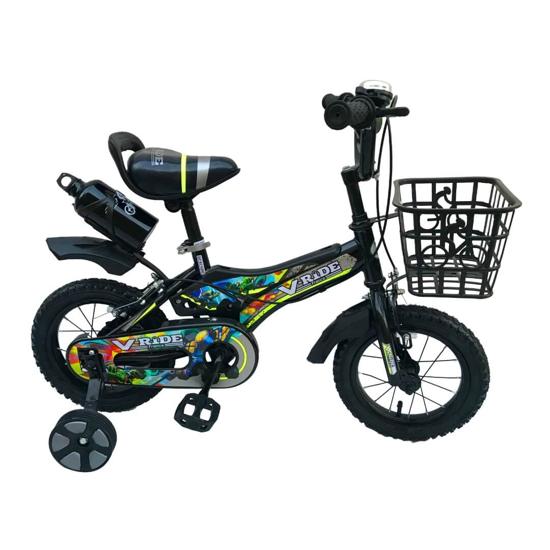 Vélo enfant BMX-F1 V-Ride 12 pouce small noir