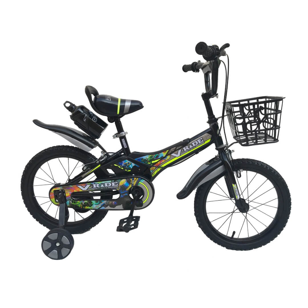 Vélo enfant BMX-F1 V-Ride 16 pouces medium noir
