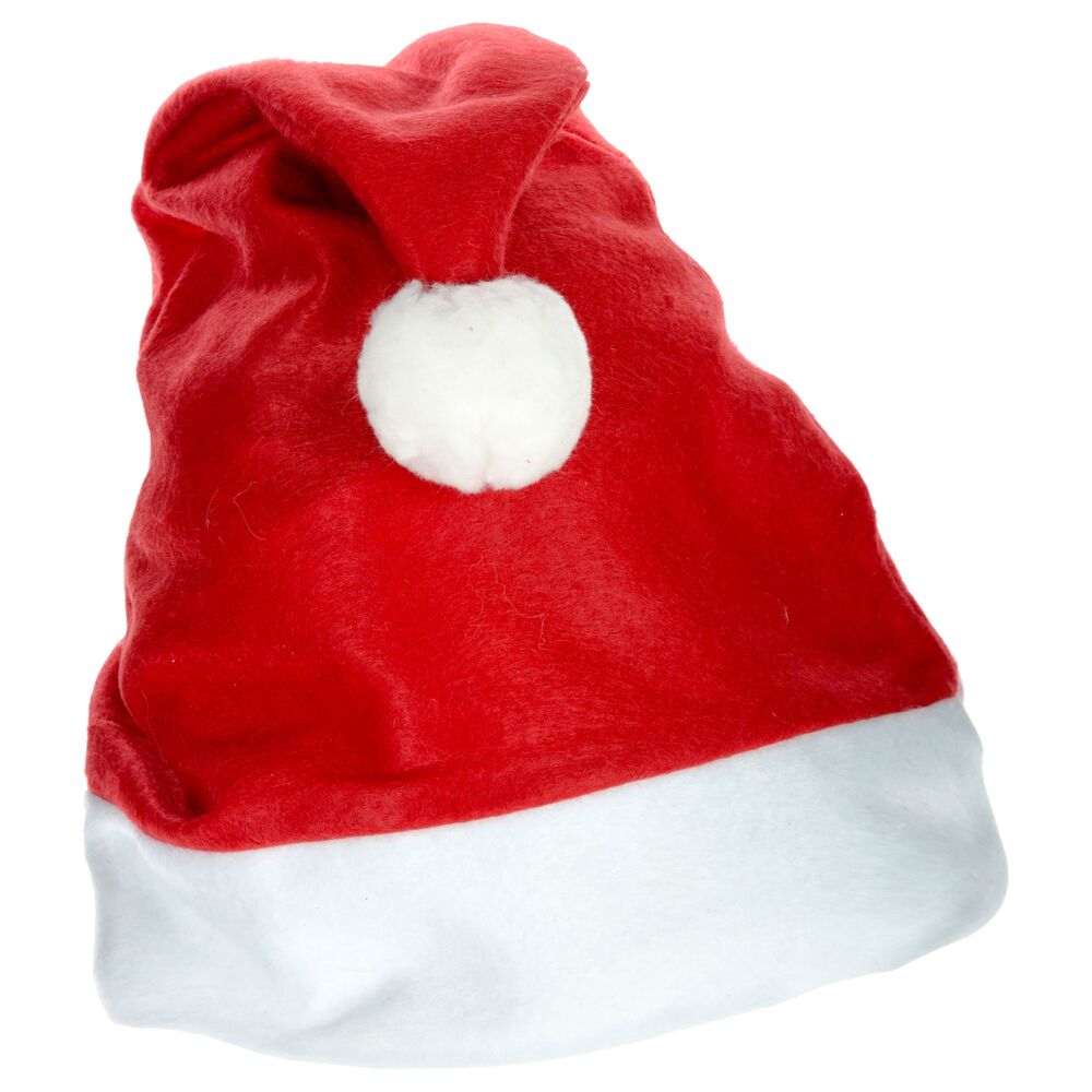 Bonnet père noël adulte rouge