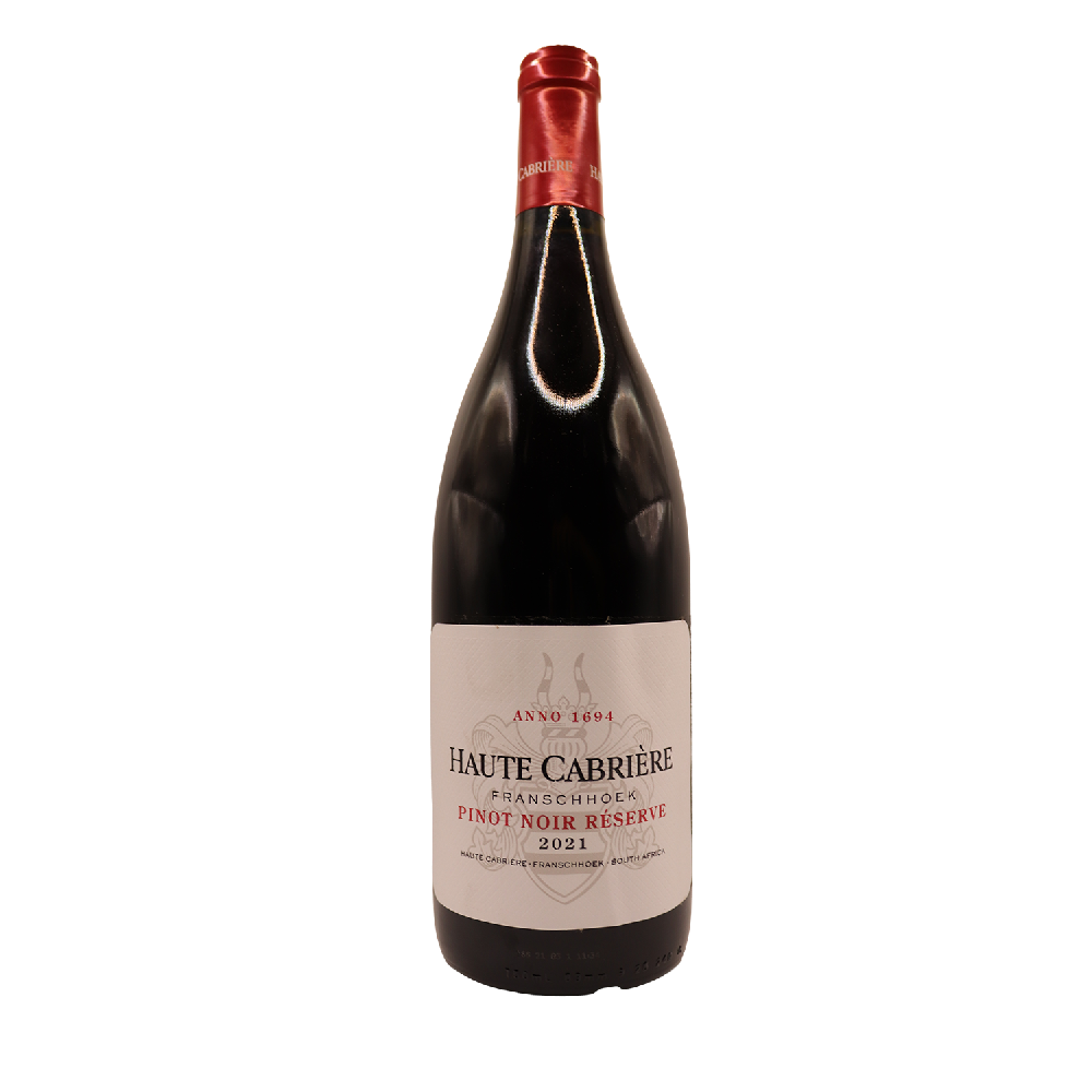 Afrique du Sud rouge Pinot noir wood Haute Cabrière 21 75cl