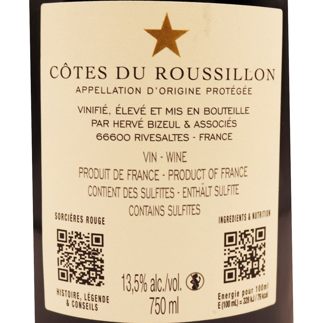 Languedoc Rouge Côtes du Roussillon Les Sorcières du Clos des Fées 24 75cl – Image 2