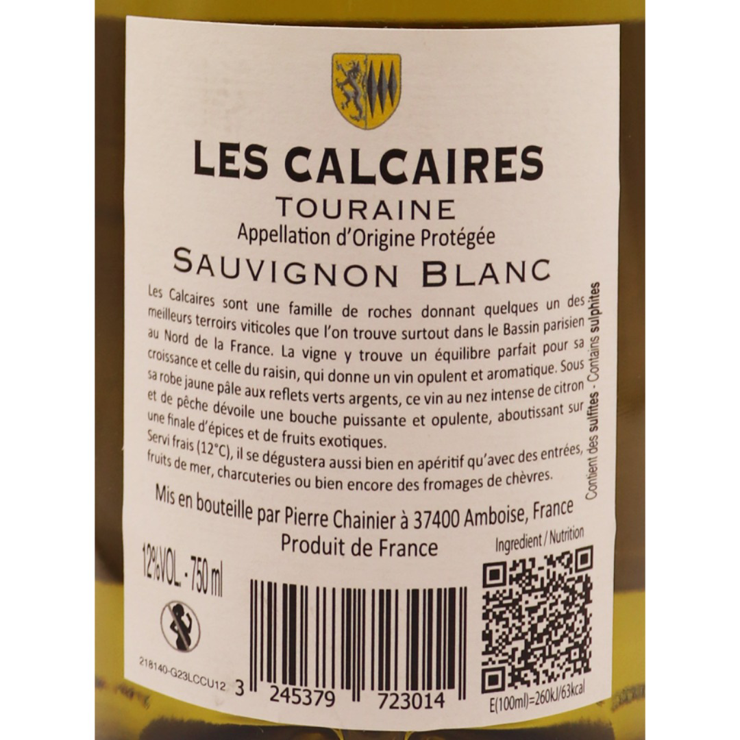 Loire Blanc Touraine Sauvignon les Calcaires 24 75cl – Image 2