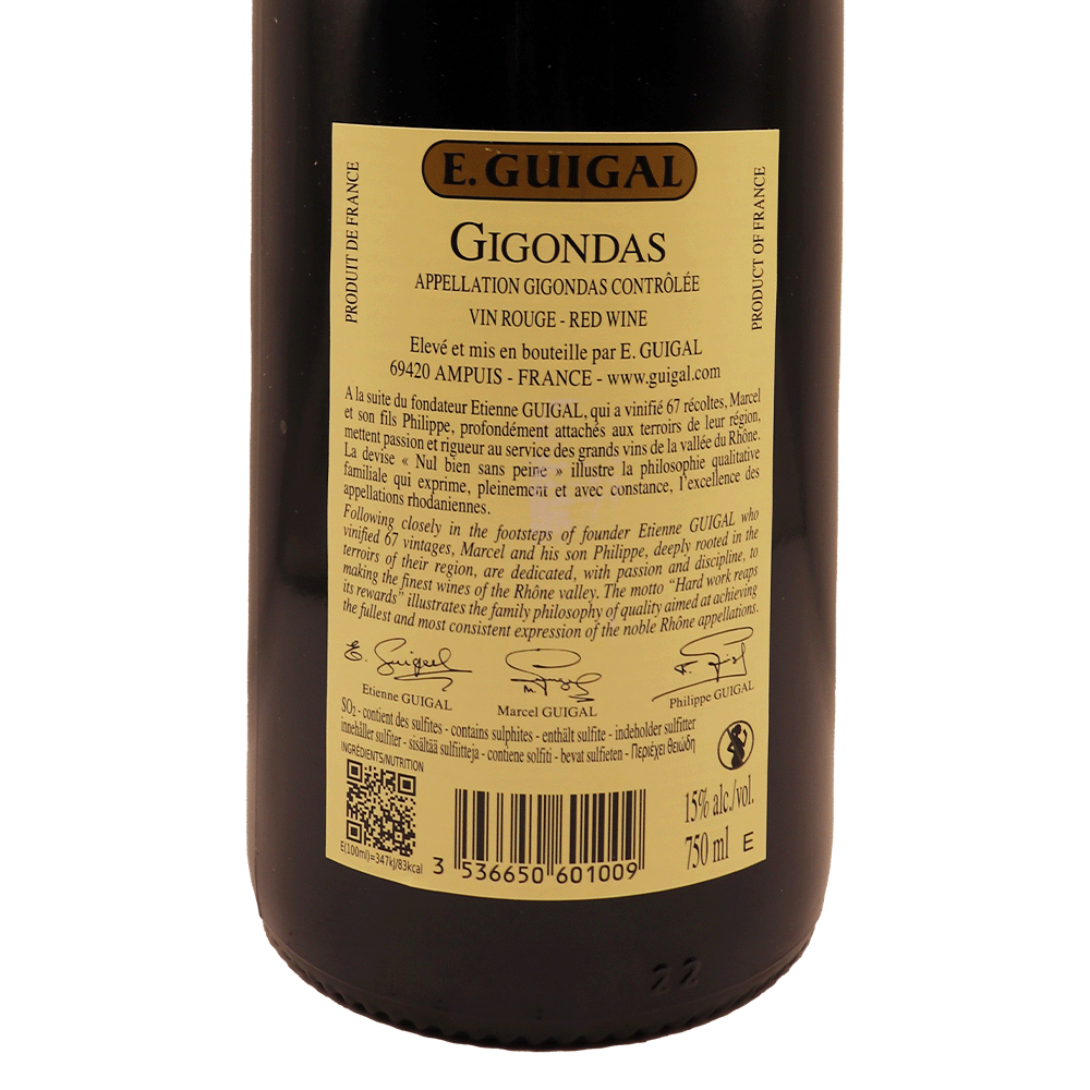 Rhône Rouge Gigondas E.Guigal 21 75cl – Image 2