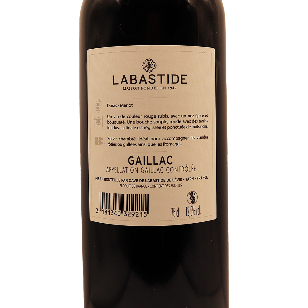 Sud-Ouest Rouge Gaillac Château de Carimon 22 75cl – Image 2