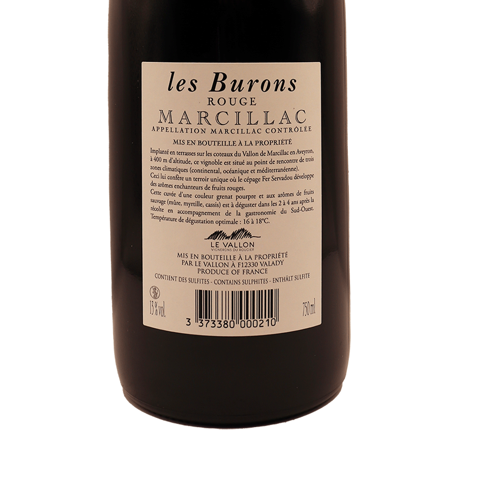 Sud-Ouest Rouge Marcillac les Burons 23 75cl – Image 2