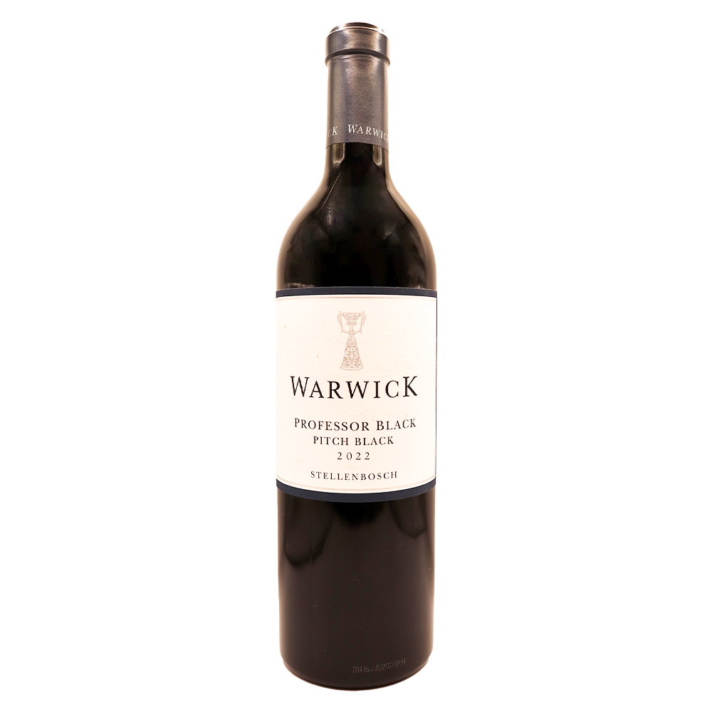 Afrique du Sud rouge Prof Pitch Black Warwick 22 75cl